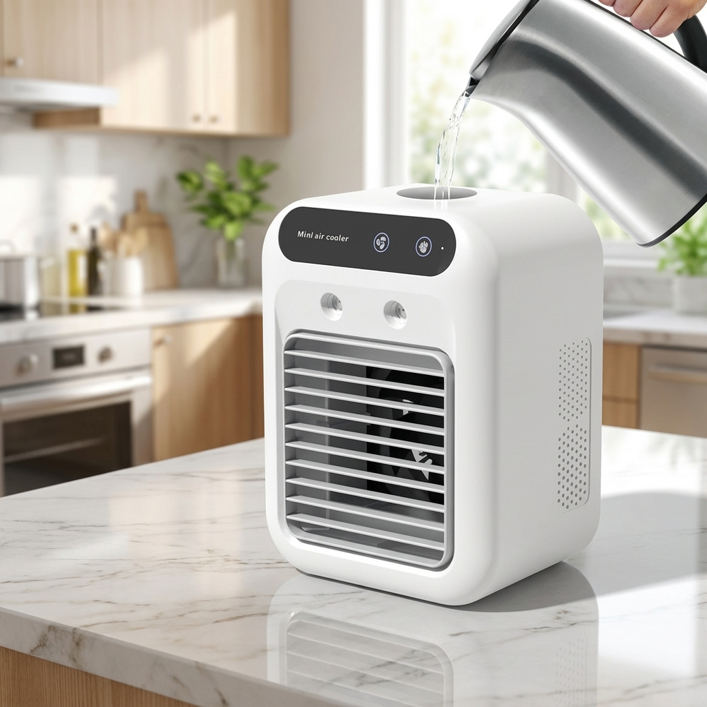 500ML mist air cooler and humidifier with water tank
