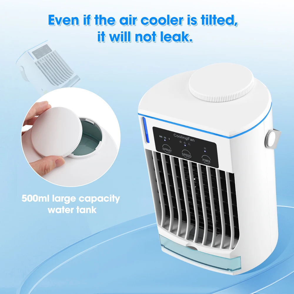 Small Space Desktop Air Cooler & Humidifier