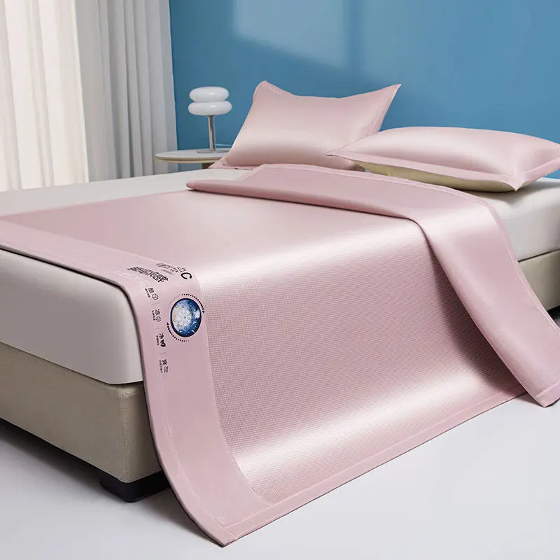 Carbon Fiber Ice Silk Cooling Bed Pad Set – 12