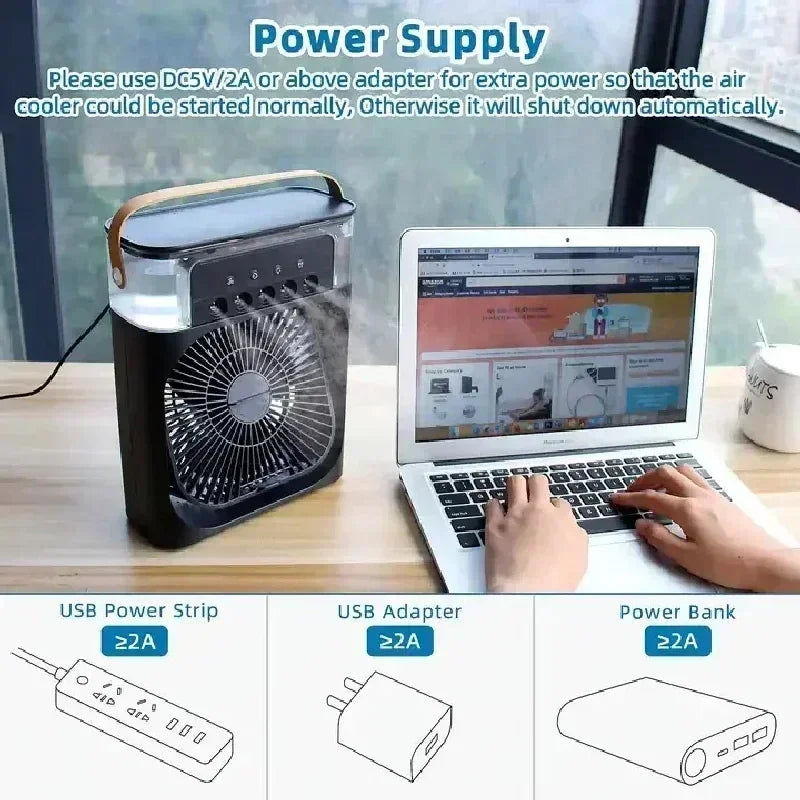 3-in-1 Fan, Humidifier & Night Light – 11