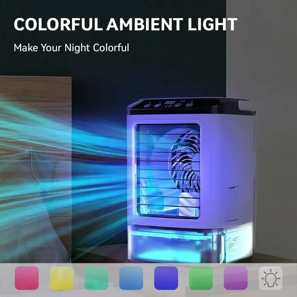 Mini Personal Air Cooler with Night Light – 10