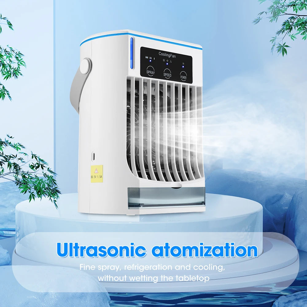 Small Space Desktop Air Cooler & Humidifier