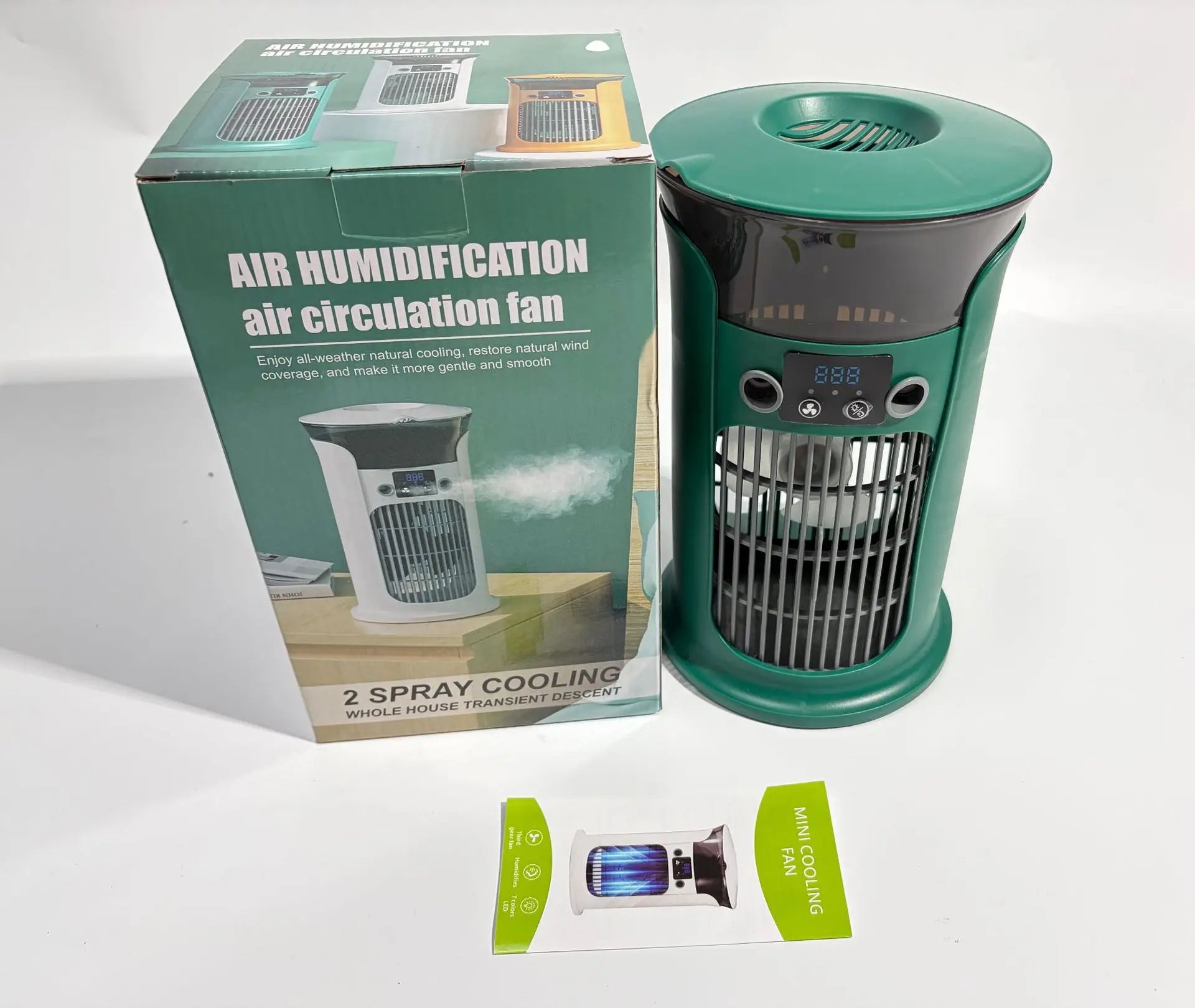 Mute Desktop Mini Air Cooler & Humidifier – 17