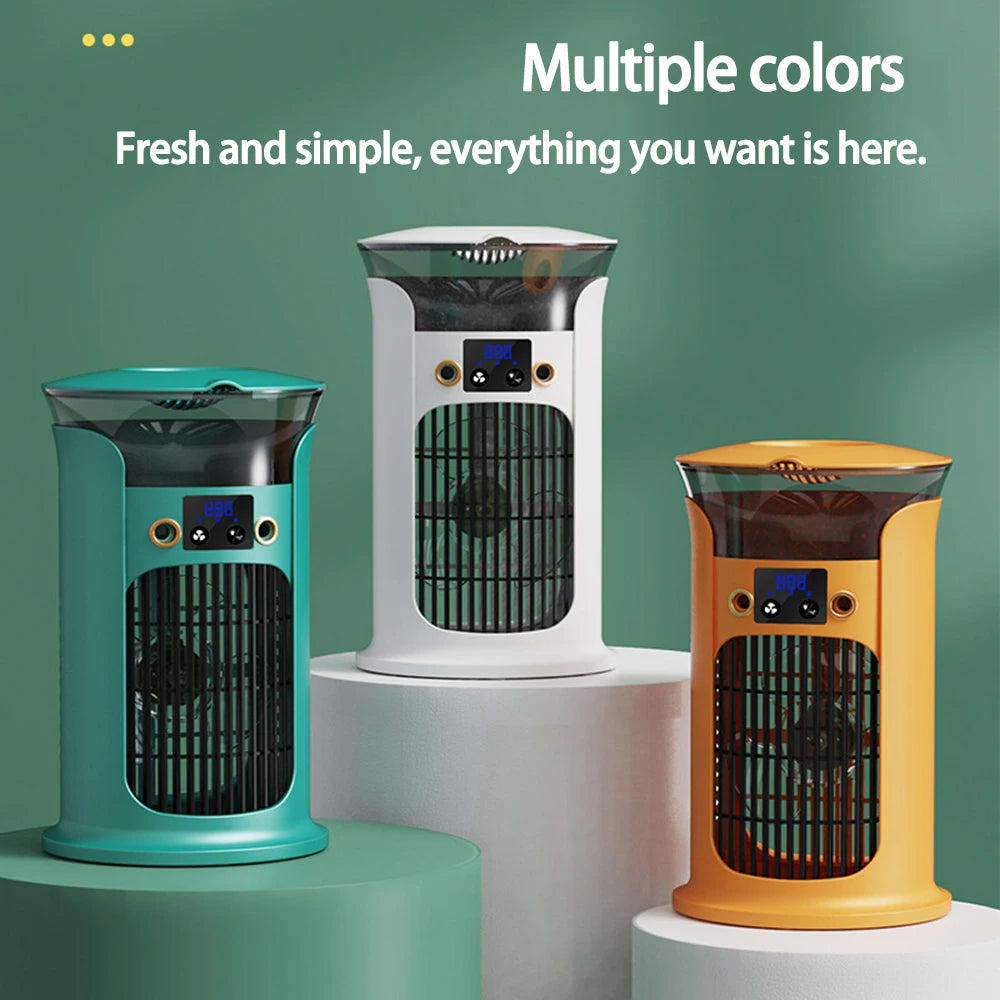 Mute Desktop Mini Air Cooler & Humidifier – 6