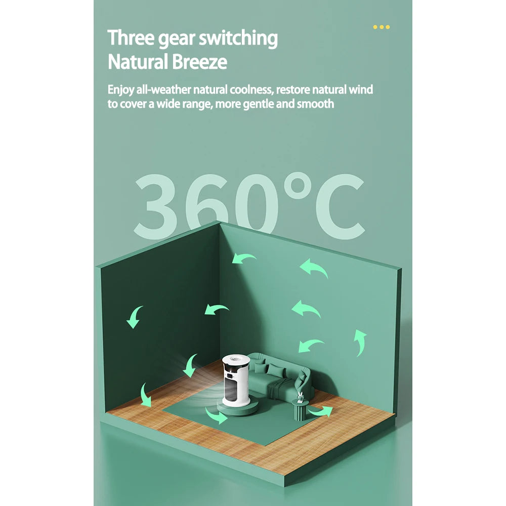 Mute Desktop Mini Air Cooler & Humidifier – 12