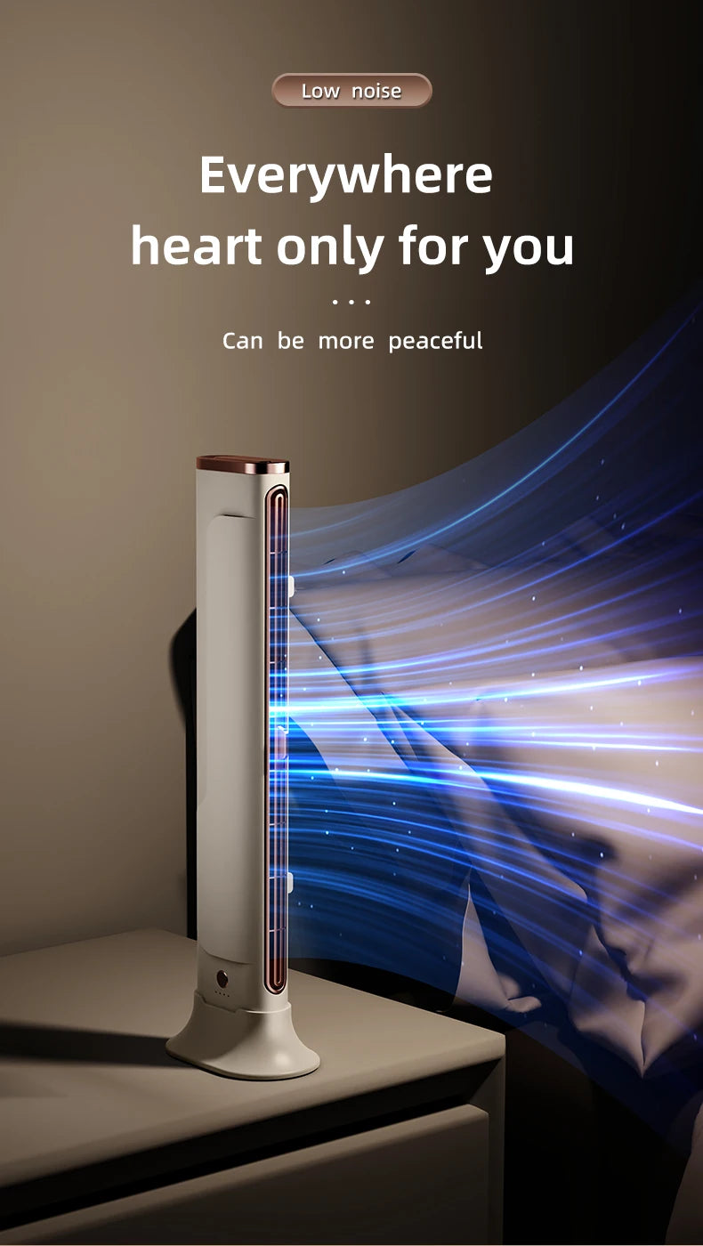 Bladeless Wall-Mount & Stand Tower Fan – 22