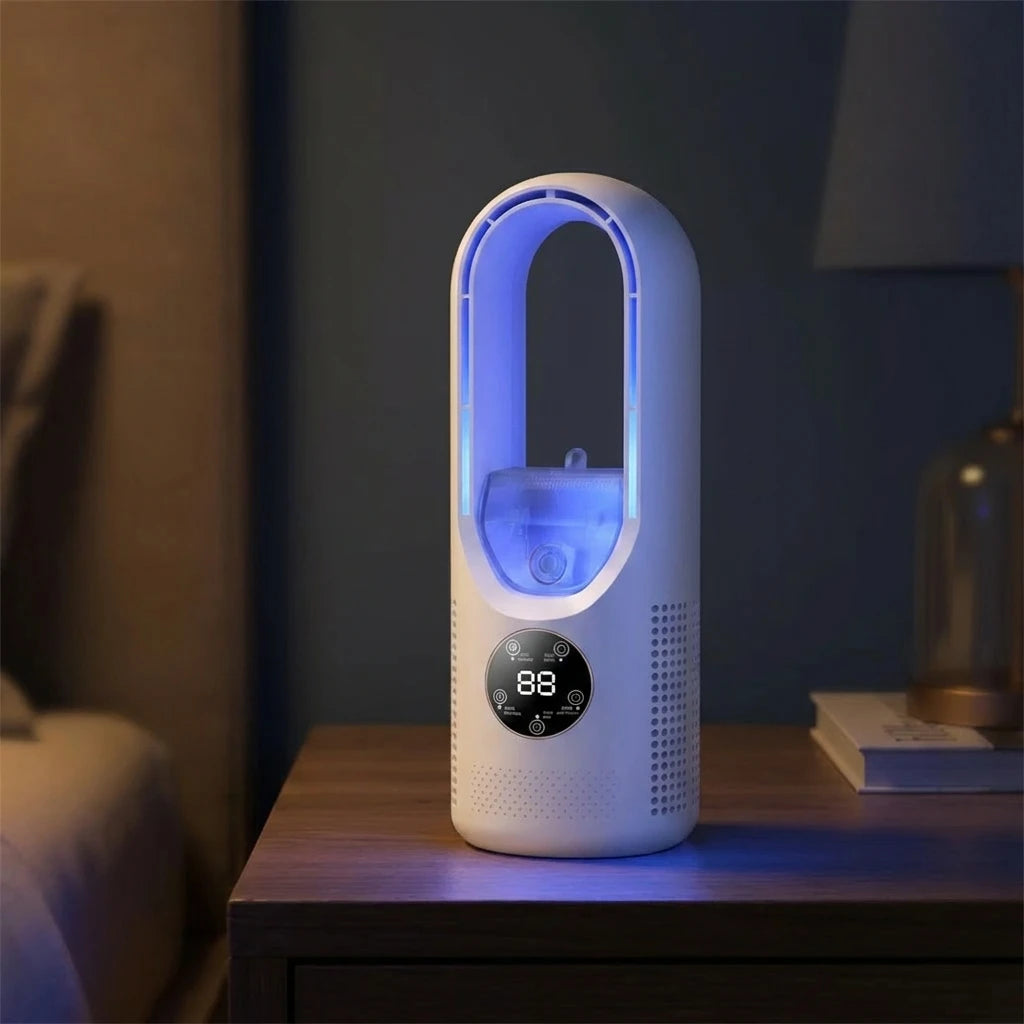 Mini Air Cooler with LED Display & Night Light – Kewling Solutions