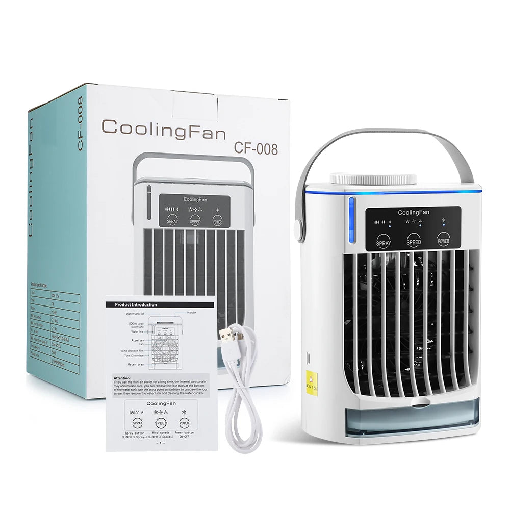 Small Space Desktop Air Cooler & Humidifier