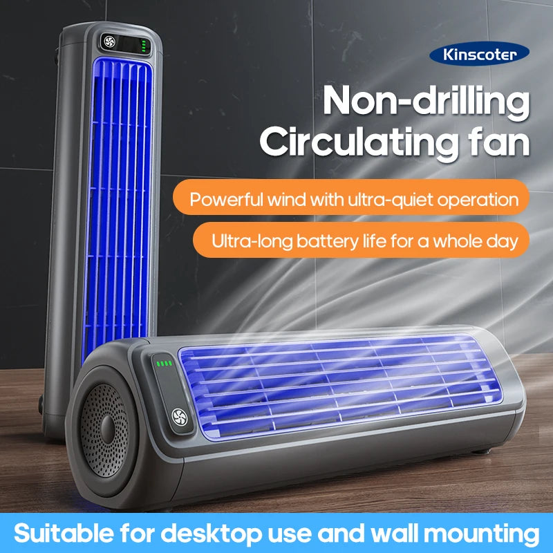 Rechargeable Wall-Mount Tower Fan – Kewling Solutions