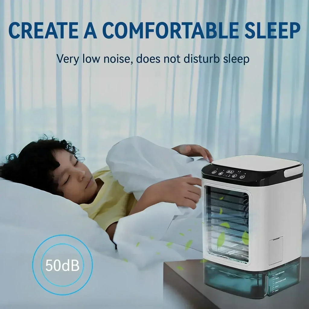 Mini Personal Air Cooler with Night Light – 11