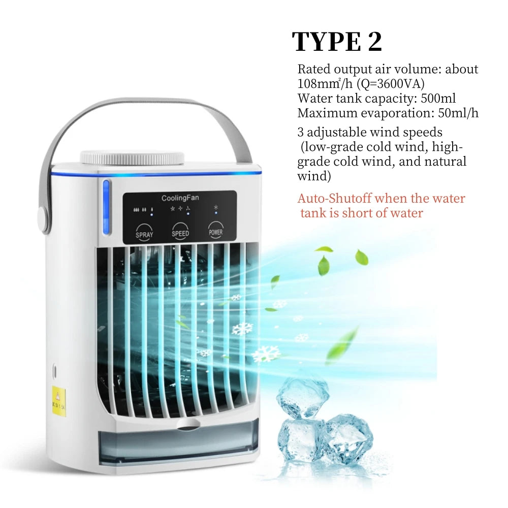 Small Space Desktop Air Cooler & Humidifier