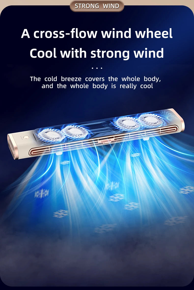 Bladeless Wall-Mount & Stand Tower Fan – 9