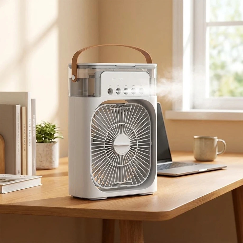 3-in-1 Fan, Humidifier & Night Light – 4