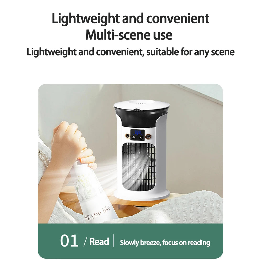 Mute Desktop Mini Air Cooler & Humidifier – 10
