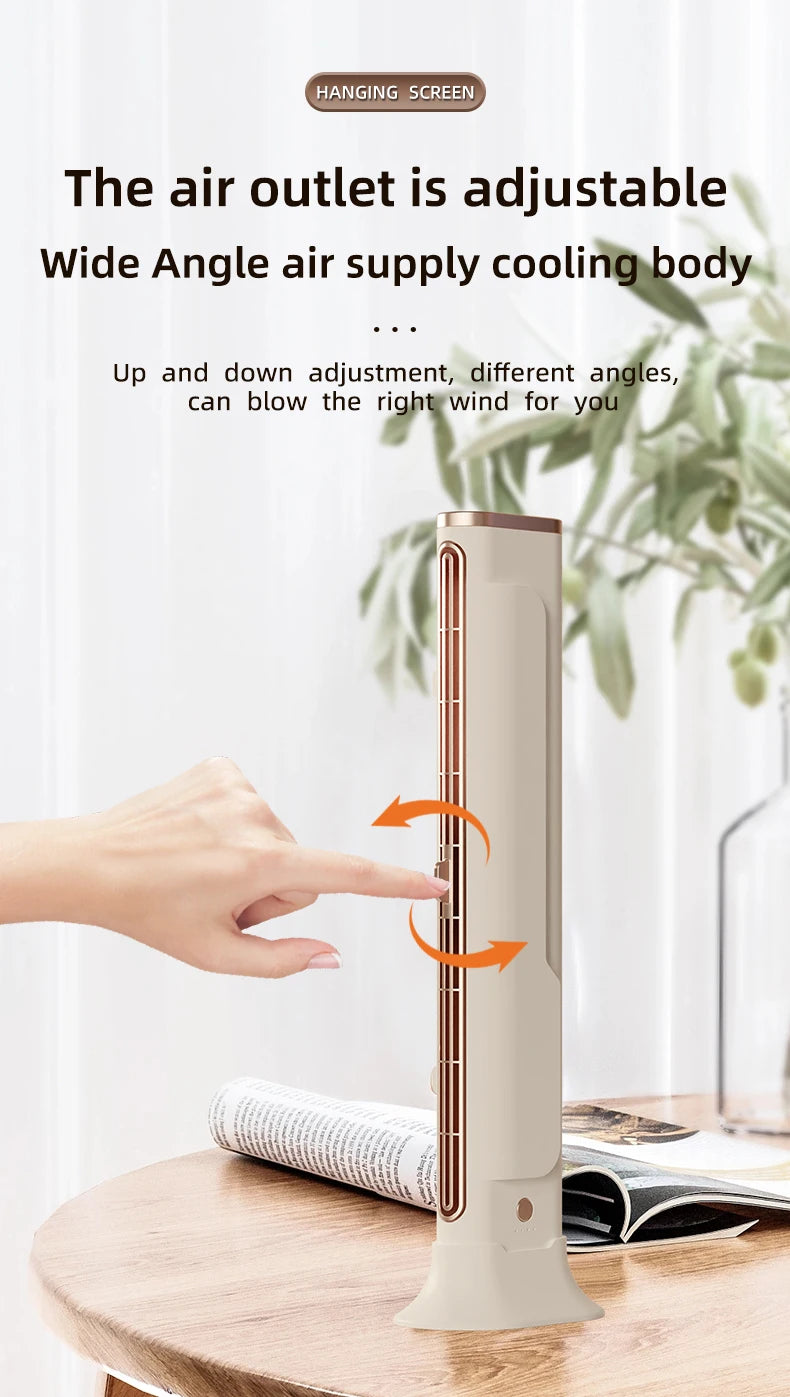 Bladeless Wall-Mount & Stand Tower Fan – 13
