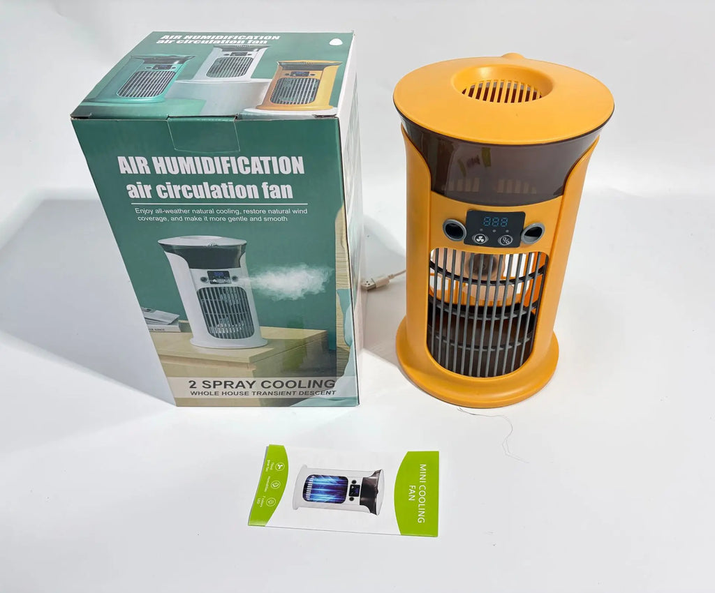 Mute Desktop Mini Air Cooler & Humidifier – 19