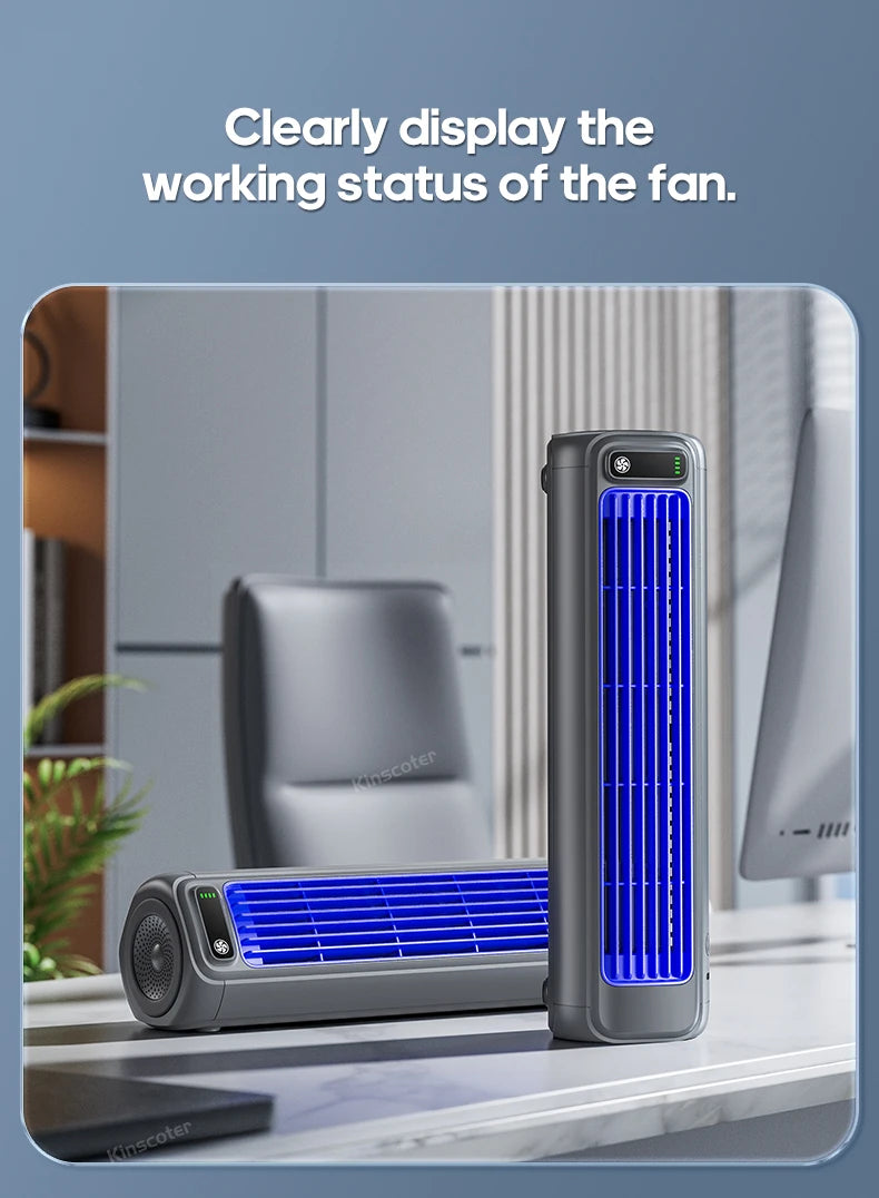 Rechargeable Wall-Mount Tower Fan – 25