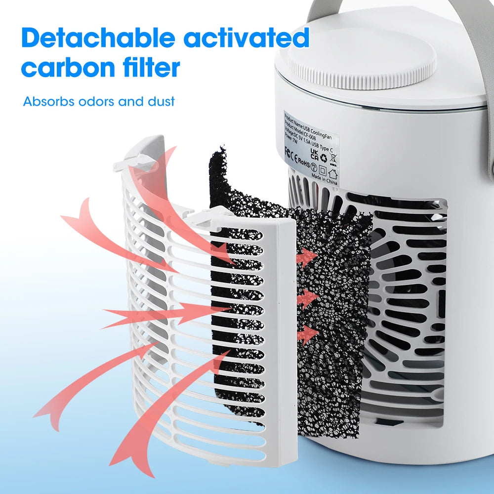 Small Space Desktop Air Cooler & Humidifier
