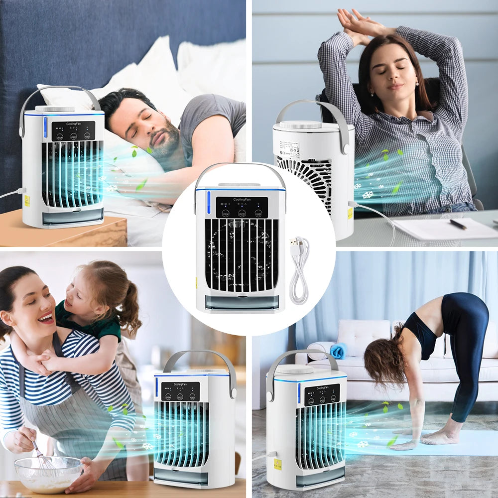 Small Space Desktop Air Cooler & Humidifier