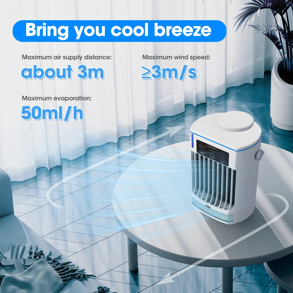 Small Space Desktop Air Cooler & Humidifier