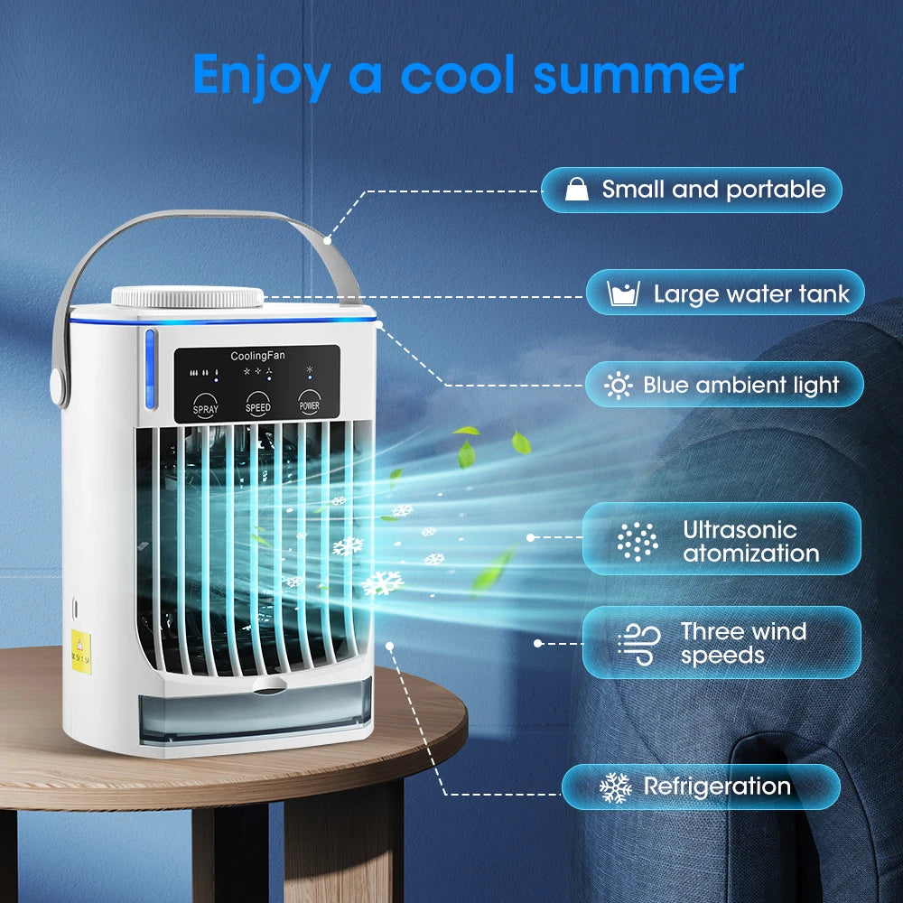 Small Space Desktop Air Cooler & Humidifier