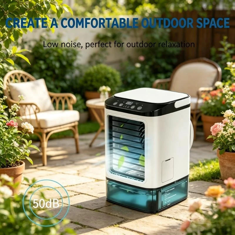 Mini Personal Air Cooler with Night Light – 8