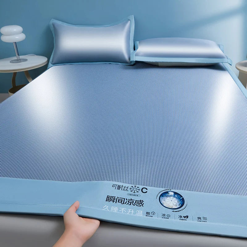 Carbon Fiber Ice Silk Cooling Bed Pad Set – 38