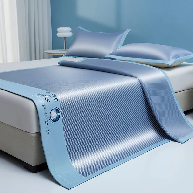 Carbon Fiber Ice Silk Cooling Bed Pad Set – 6