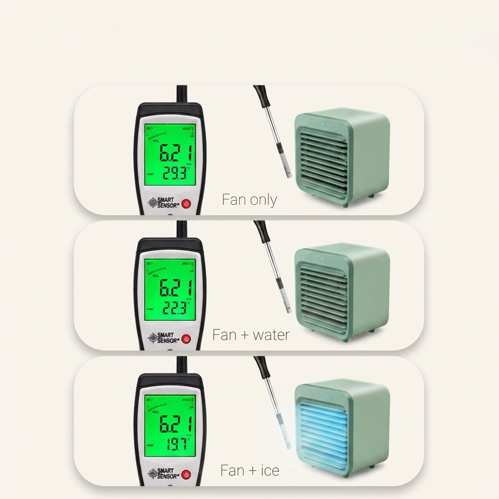 Rechargeable Mini Air Cooler & Humidifier