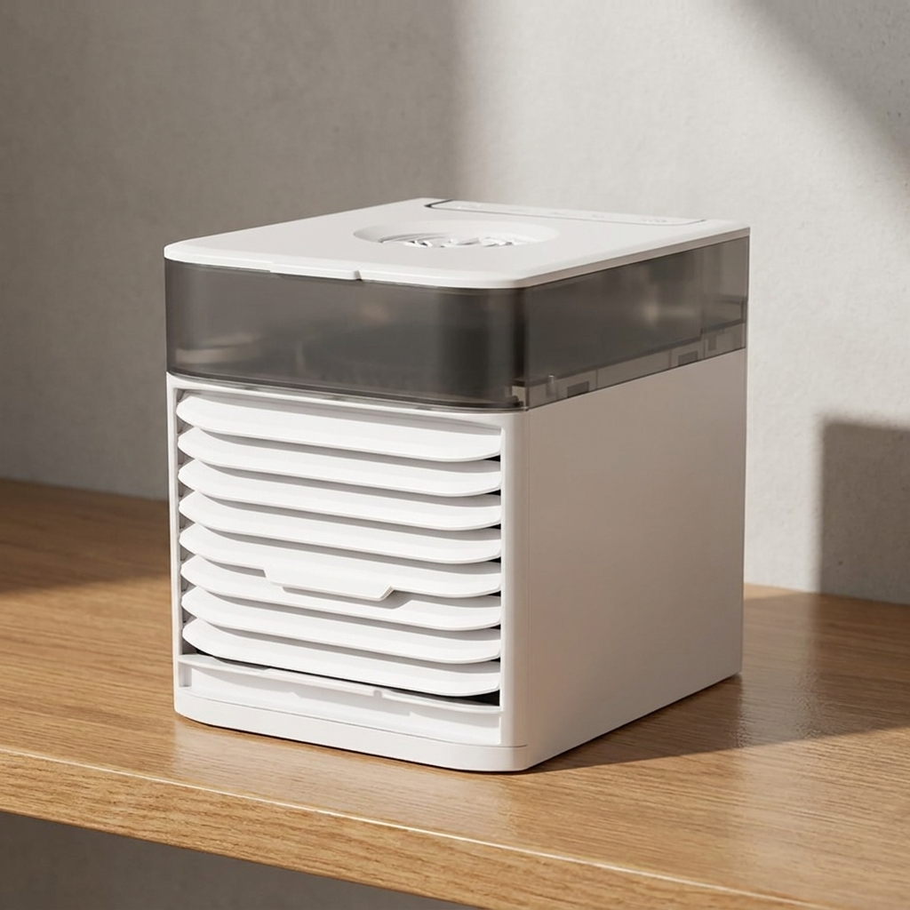 Mini Water-Cooled Spray Desk Fan – 6