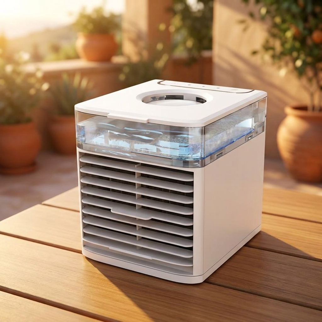 Mini Water-Cooled Spray Desk Fan – 5
