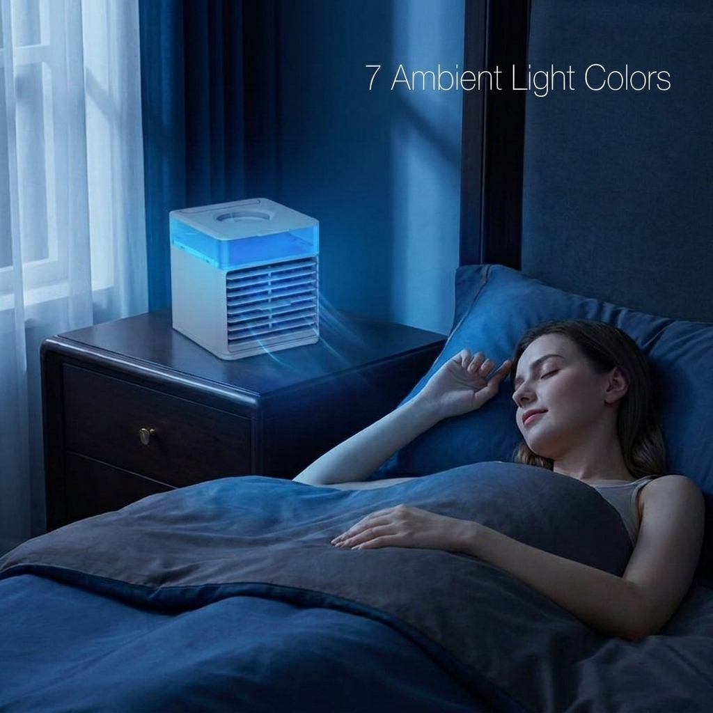 Mini Water-Cooled Spray Desk Fan – 2