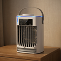 Desktop mist air cooler with carry handle