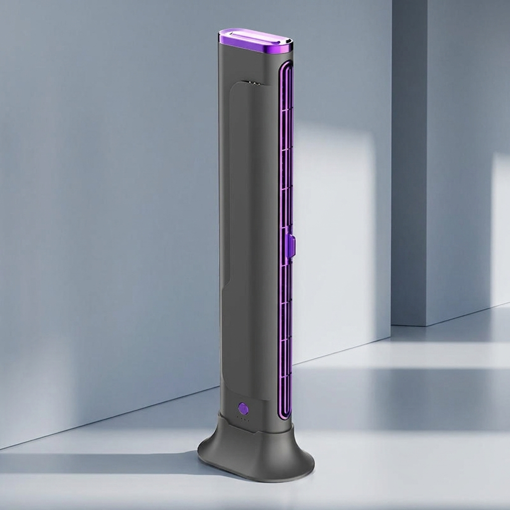 Bladeless Wall-Mount & Stand Tower Fan – 29