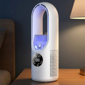 Mini Air Cooler with LED Display & Night Light – 19