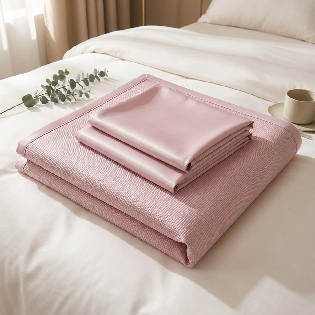 Carbon Fiber Ice Silk Cooling Bed Pad Set – 40