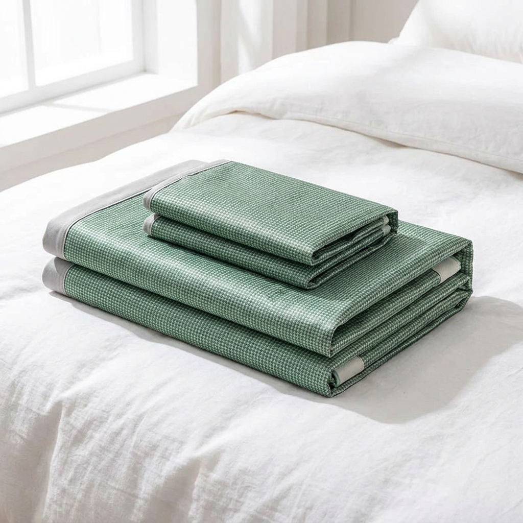 Foldable Cooling Mattress Topper with Pillowcases – 21