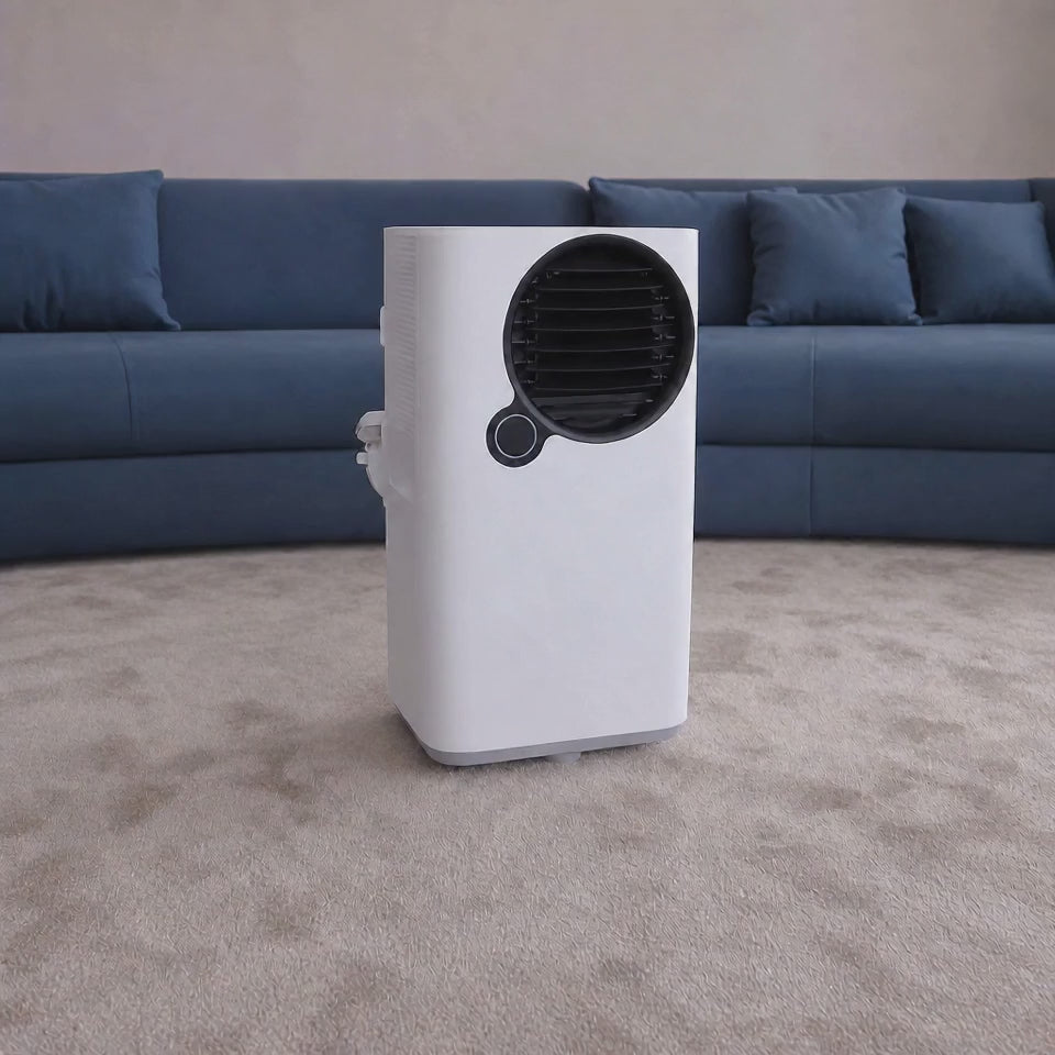 9,000 BTU Single-Hose Smart Portable Air Conditioner with Duct